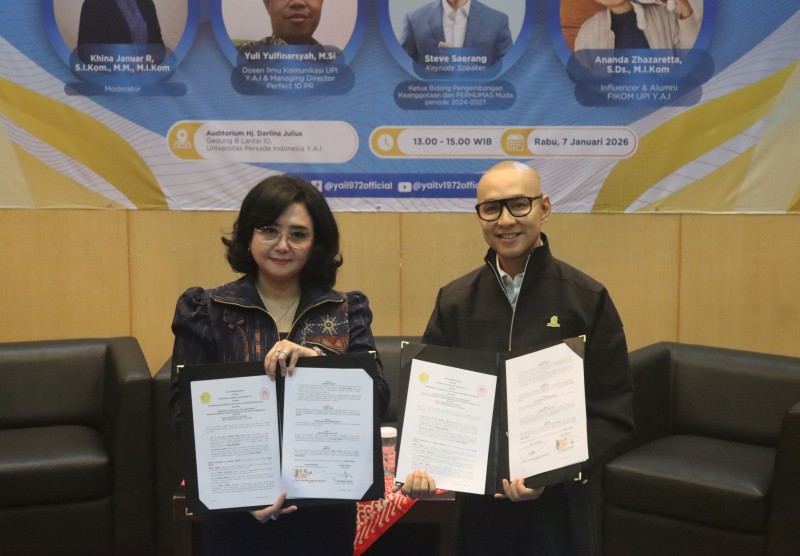 UPI Y.A.I Gandeng PERHUMAS Muda Jakarta Raya, Dorong Literasi Konten Digital yang Aman dan Profesional