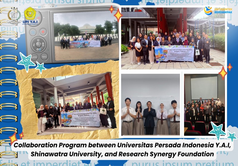 Menjawab Tantangan Global, UPI Y.A.I dan Shinawatra University Thailand Gelar Konferensi Internasional ICMRSI ke-5