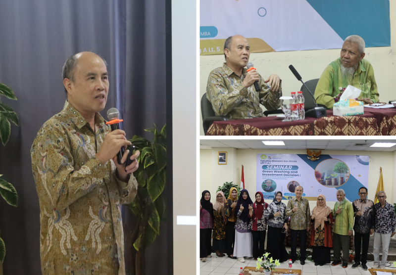 Seminar FEB UPI Y.A.I Bahas Greenwashing dan Keputusan Investasi Berbasis ESG