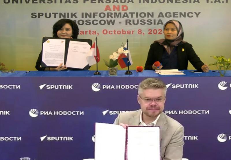 Universitas Persada Indonesia Y.A.I Gandeng Sputnik Rusia untuk Kerjasama Internasional