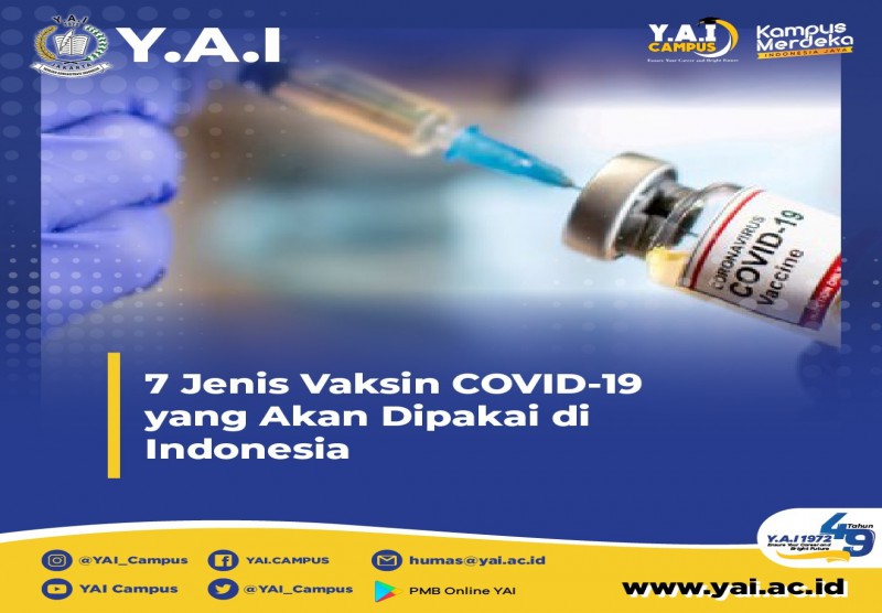 7 Jenis Vaksin Covid-19 Yang Akan Dipakai di Indonesia